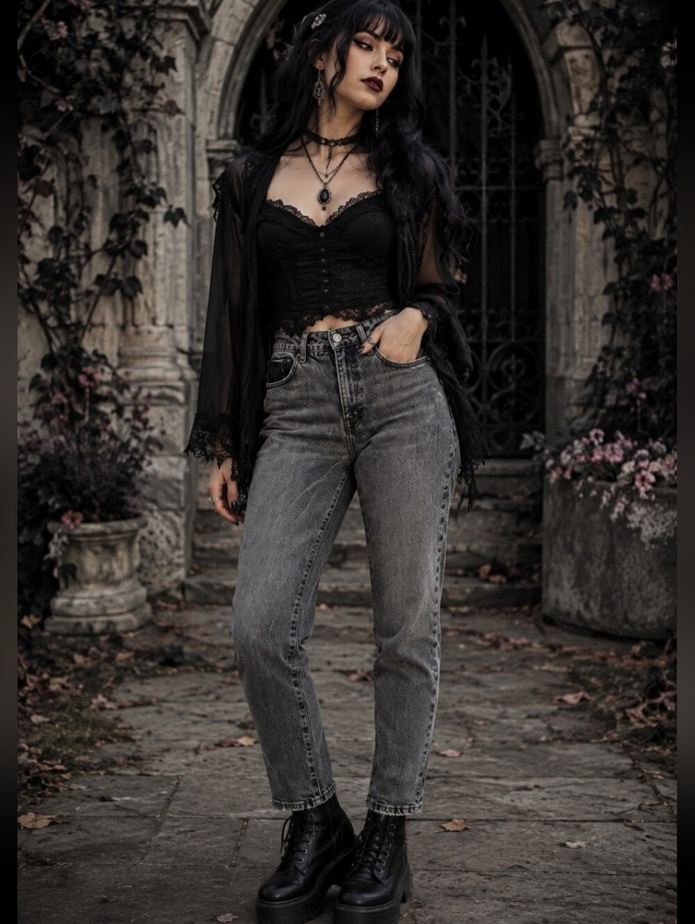 Good American High Rise Distressed Acid Wash Skinny Jeans Faded Black -10 / 30